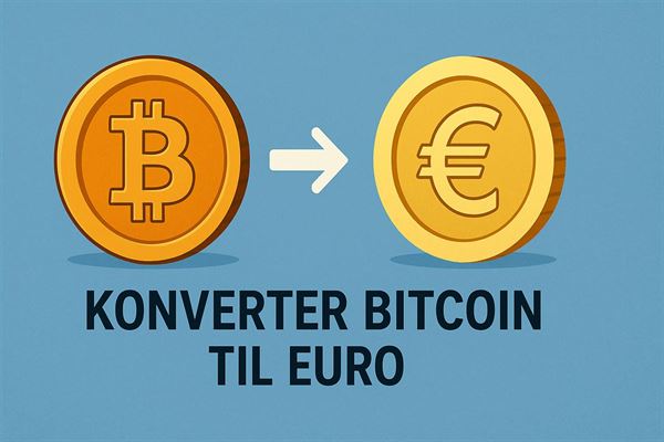 Converter bitcoin til euro - find den bedste kurs