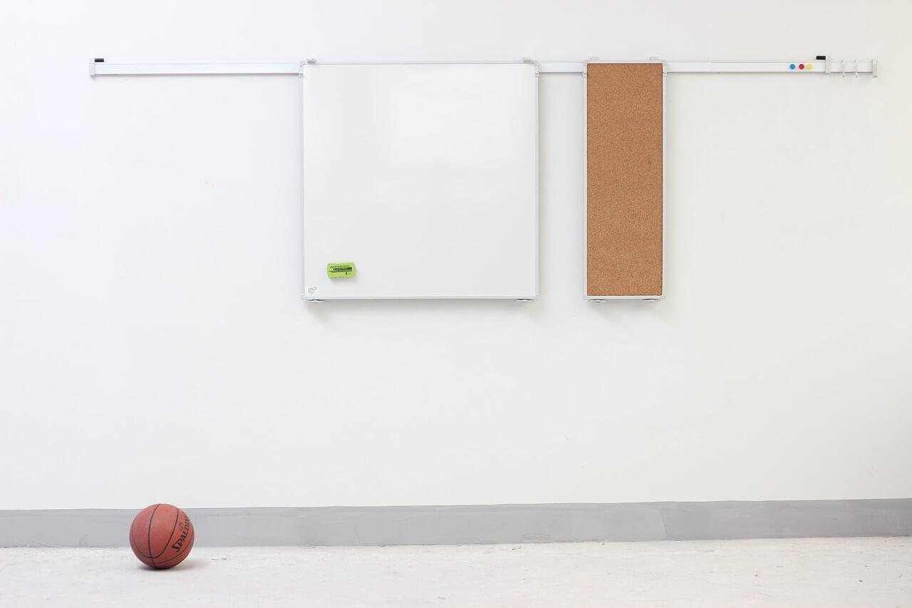 Whiteboard som inventar